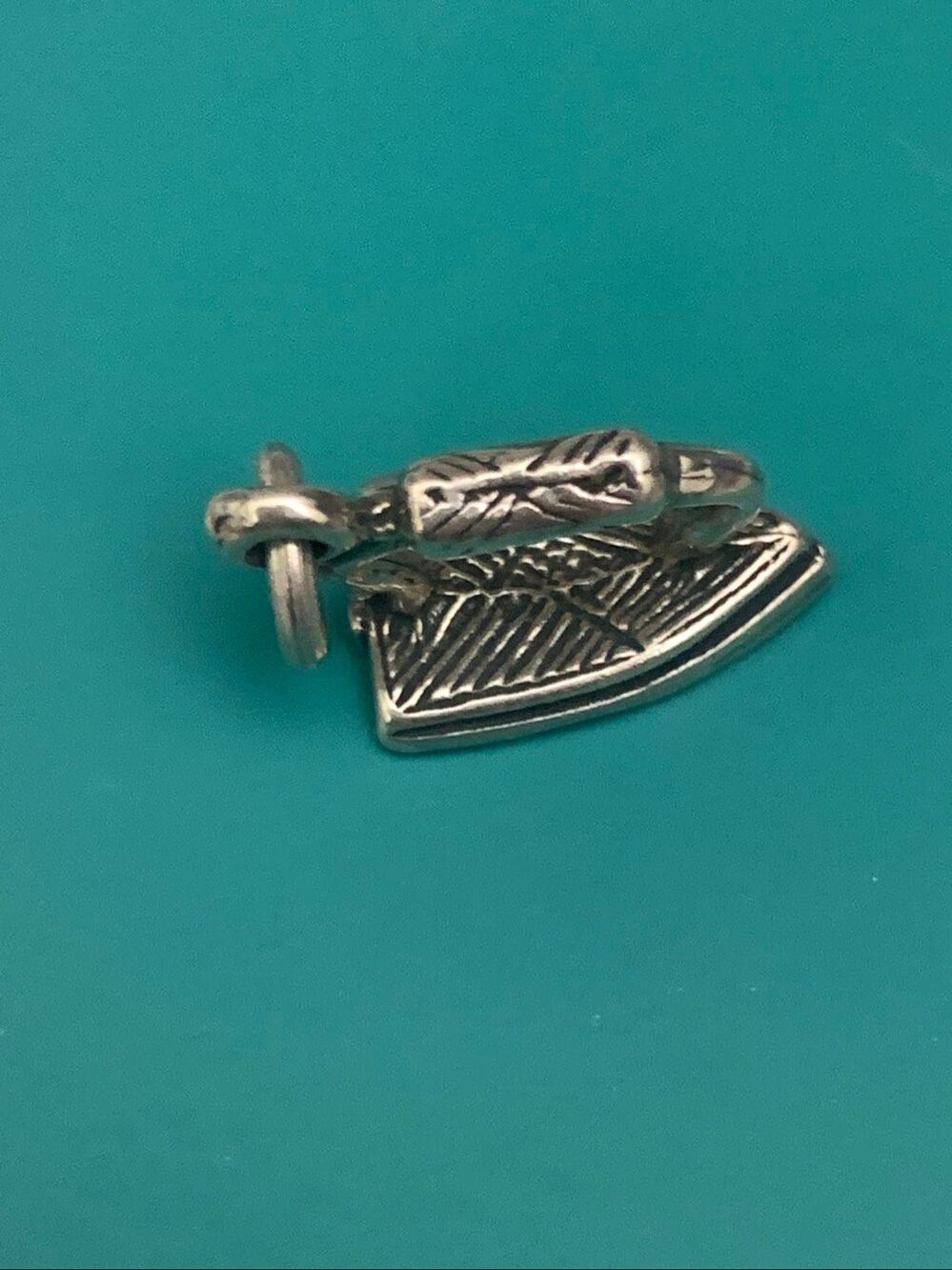 .925 Iron Vintage Sterling Silver Jewelry Charm #clothes